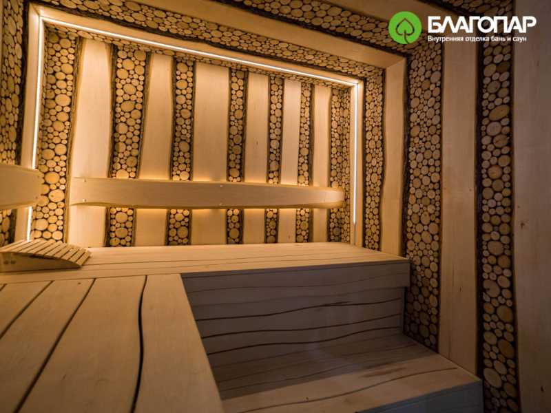 Эко-интерьер в бане