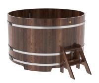 «Купель Bentwood из лиственницы круглая мореная D1,8  h-1,1» – 1