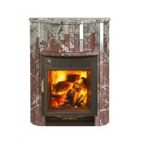 «Ферингер Портал Макси ПС Мрамор "Россо Леванте", наборная ламель, печь с закрытой каменкой» – 1