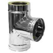 «ТиС Тройник ТРТ-87°, D120, 0,8/0,5мм, Сталь AISI 430 Термо, изоляция 30мм» – 1