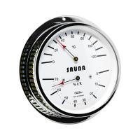 Fischer Термометр-гигрометр для сауны в латунном корпусе