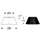 «Шидель PERMETER 25 уплотнительная манжета от дождя 10, внутр. 200 мм., внешн. 250 мм., чёрный» – 1