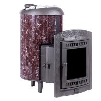 «Печь банная Атмосфера L в ламелях "Россо Леванто" наборный до 24 м³» – 1