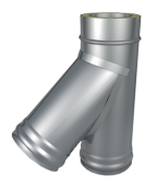 «ТиС Тройник ТРТ-45°, D120, 0,8/0,5мм, Сталь AISI 430 Термо, изоляция 30мм» – 1