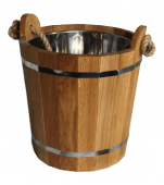 Запарник Краснодар с нерж. Вставкой 16л. Дуб