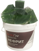 «Камень Нефрит Колото-пиленный (70 x 150 мм), для д/печей» – 1