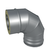 «ТиС Отвод ОТ-87°, D120, 0,8/0,5мм, Сталь AISI 430 Термо, изоляция 30мм» – 1