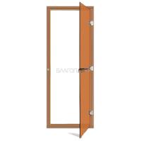 «Дверь SAWO 730-4SGD, коробка кедр 690mm х 1890mm Бронза с порогом» – 1