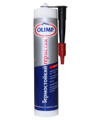 Герметик огнестойкий Олимп черный 1500С 