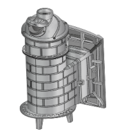 «Печь банная Атмосфера L под облицовку» – 1