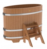 «Купель Bentwood дубовая овальная (натуральная) 0,69х1,31 h-1,0» – 1