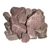 «Камень Кварцит МАЛИНОВЫЙ Обвалованный (70 x 150 мм), для д/печей» – 1