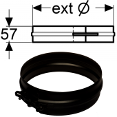 «Шидель PERMETER 50 стандартный хомут, внутр. 200 мм., внешн. 300 мм., чёрный» – 1