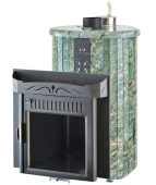 Ферингер Макси до 38 м³ Жадеит наборная ламель, печь с закрытой каменкой