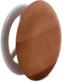 «Вентиляционная заглушка диаметр 100 мм канадский кедр» – 1