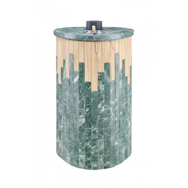 «Ферингер Малютка ПФ  "Змеевик+Окаменевшее дерево", наборная ламель, левая дверца 1» – 3