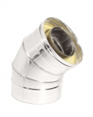 «Отвод OT-45°, D200, 0,8/ 0,5мм, Сталь AISI 430 Термо, изоляция 30мм» – 1