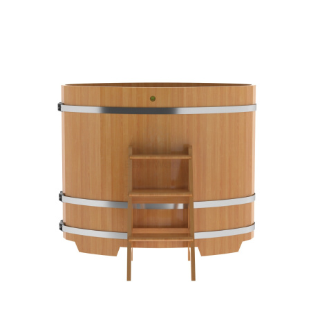 «Купель Bentwood из лиственницы овальная натуральная 0,8х1,42 h-1,23» – 3