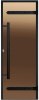 Дверь стеклянная Harvia DA81901L Legend ALU 8x19 стекло бронза
