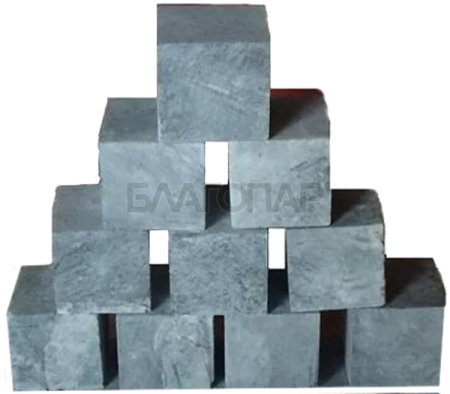 Камень Талькохлорит Кубики (50 x 70 мм), для э/печей