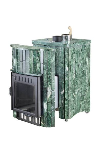 «Ферингер Квадра до 25 м³ Жадеит наборная ламель, печь с закрытой каменкой1» – 5