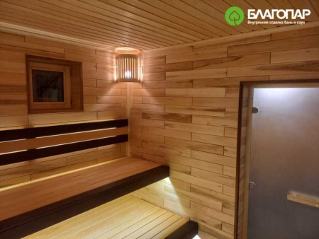 «Паркет стеновой Имитация Бруса Текстурированный (14х98мм)3» – 4