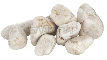 Камень Кварц белый Шлифованный (70 x 150 мм), для д/печей