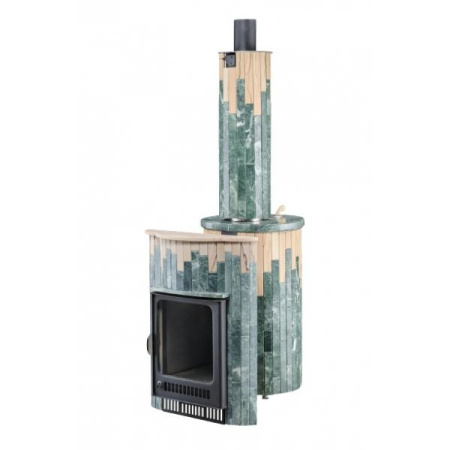 «Ферингер Малютка ПФ  "Змеевик+Окаменевшее дерево", наборная ламель, левая дверца 3» – 5