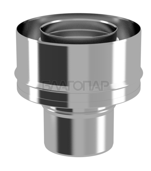 «ТиС Переход Моно-Термо ПМ-Т, D120, 0,8/0,5мм, Сталь AISI 430 Термо, изоляция 30мм1» – 2