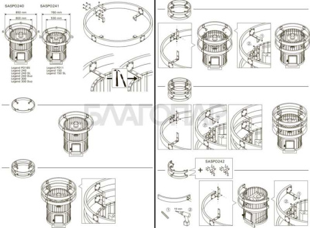 «Защитное ограждение Harvia SASPO241 (для электрической печи Legend PO11)3» – 2