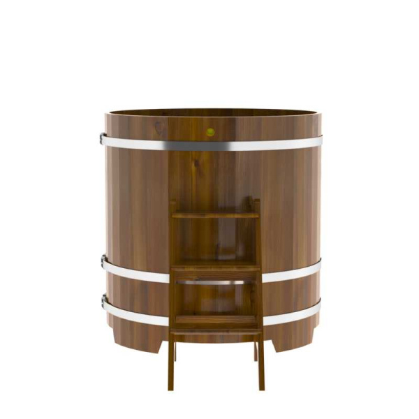 «Купель Bentwood из лиственницы круглая мореная Рустик D 1,17 h-1,21» – 4