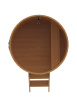 Купель Bentwood из лиственницы круглая натуральная D 2,0 h-1,1 3