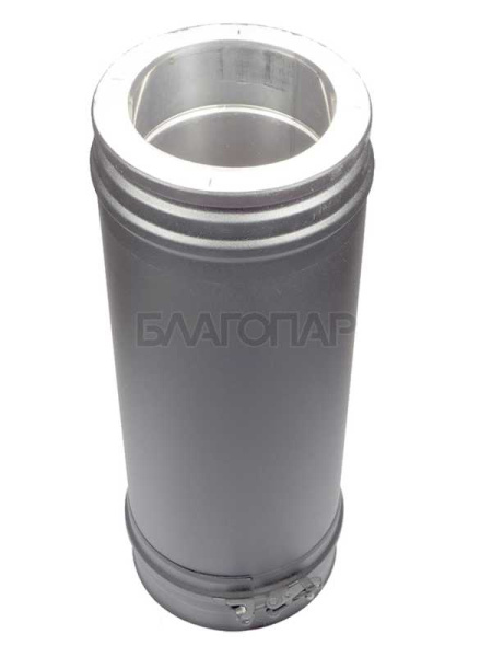 «Шидель PERMETER 25 элемент трубы 1000 мм. 4a, внутр. 150 мм., внешн. 200 мм., серый1» – 3