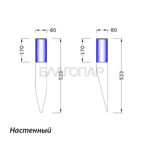 «Светильник Licht2000 Torcia Vectro (настенный)1» – 2