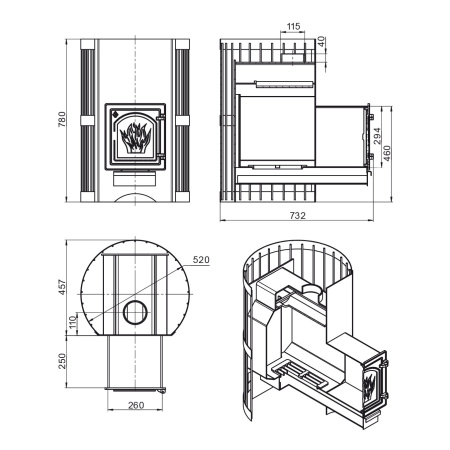 «Везувий Скиф Стандарт 28 (ДТ-4)3» – 4