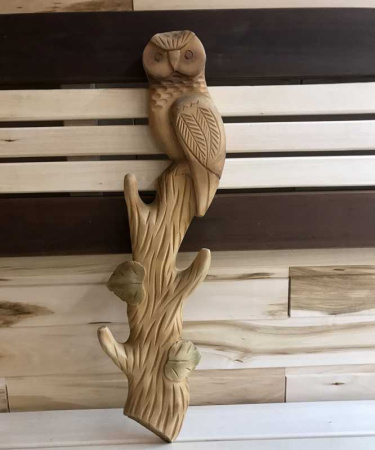 «Вешалка Сова. Кавказская липа тонированная3» – 3