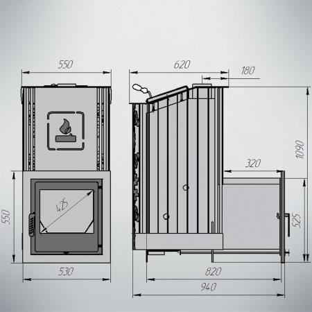 «Варвара Терма Каменка Панорама удлиненная топка3» – 4