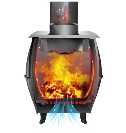 «Печь отопительная "Бахтинка" (цв. черный) (Атмосфера) Stock3» – 3