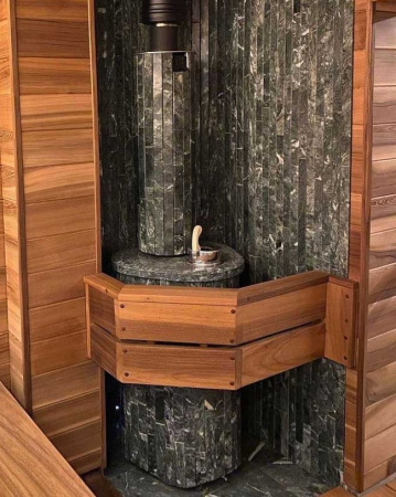 «Ферингер Малютка до 18 м³ змеевик наборная ламель, печь с закрытой каменкой3» – 9