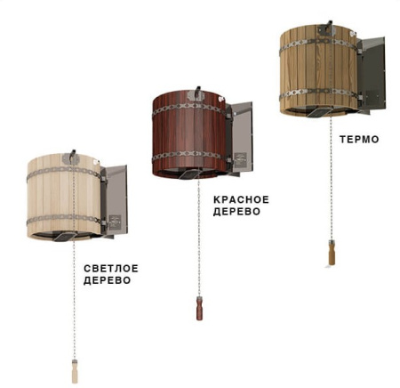 «Обливное устройство Ливень мини (+деревянное обрамление Термо)3» – 2