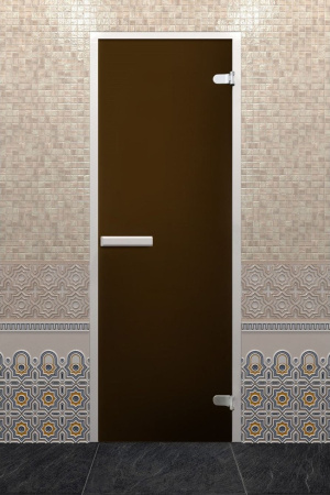 Дверь Хамам Лайт Бронза матовое 190х70