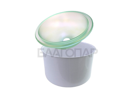 «Шайка Cariitti с водосливным отверстием и со светодиодной подсветкой Led3» – 2