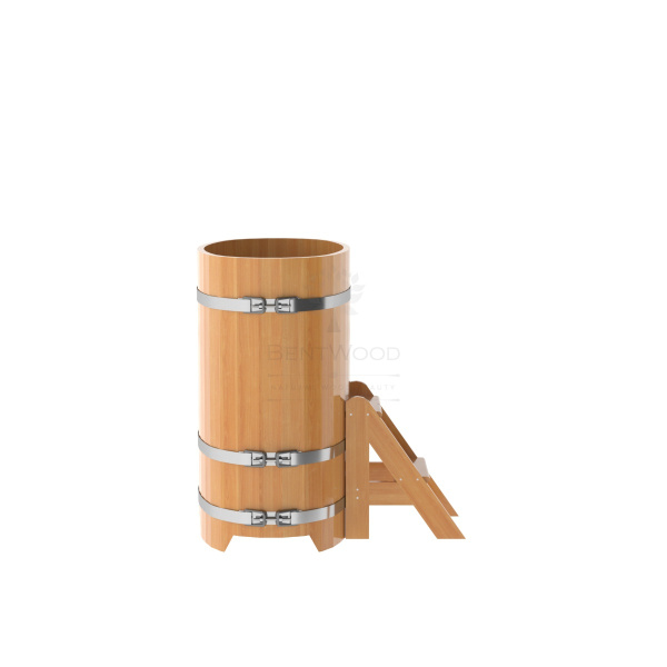 «Купель Bentwood из лиственницы овальная натуральная 0,59х1,06 h-1,11» – 4