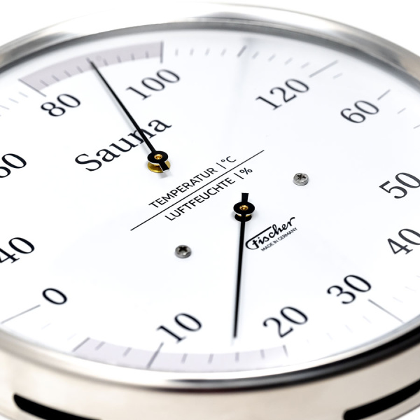 «Fischer Термометр-гигрометр в корпусе из нержавеющей стали1» – 4