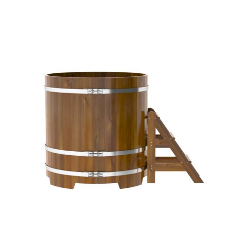 «Купель Bentwood из лиственницы круглая мореная Рустик D 1,17 h-1,23» – 3