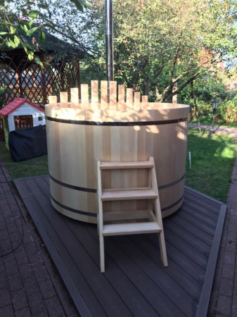 «Купель Bentwood Фурако кедр D 1,8х1,2 разборная, печь внутренняя (стандарт)3» – 8