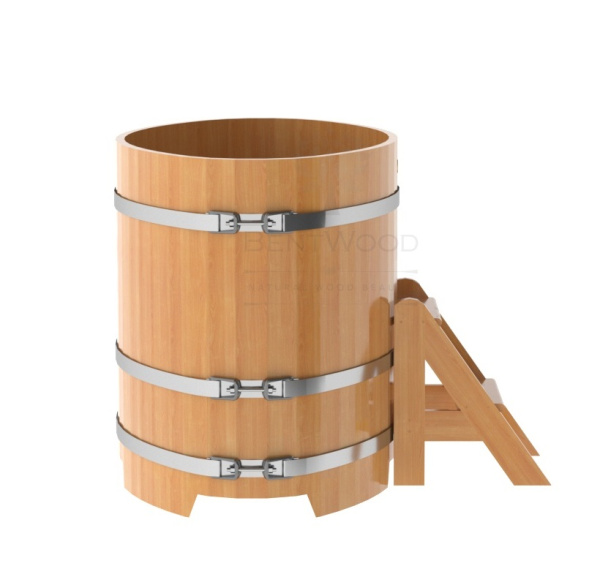 «Купель Bentwood из лиственницы овальная натуральная 0,69х1,31 h-1,01» – 2