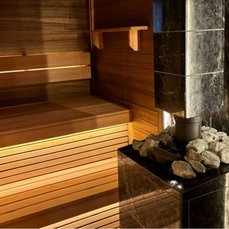 «Печь банная Атмосфера L в облицовке Пироксенит до 24 м33» – 6