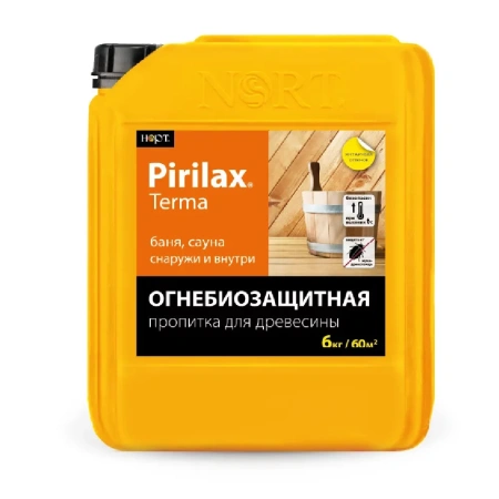 «Биопирен (антипирен-антисептик) для древесины "ПИРИЛАКС ТЕРМА" (6 кг)3» – 3