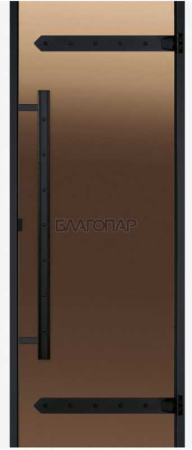 «Дверь стеклянная Harvia DA81901L Legend ALU 8x19 стекло бронза3» – 2